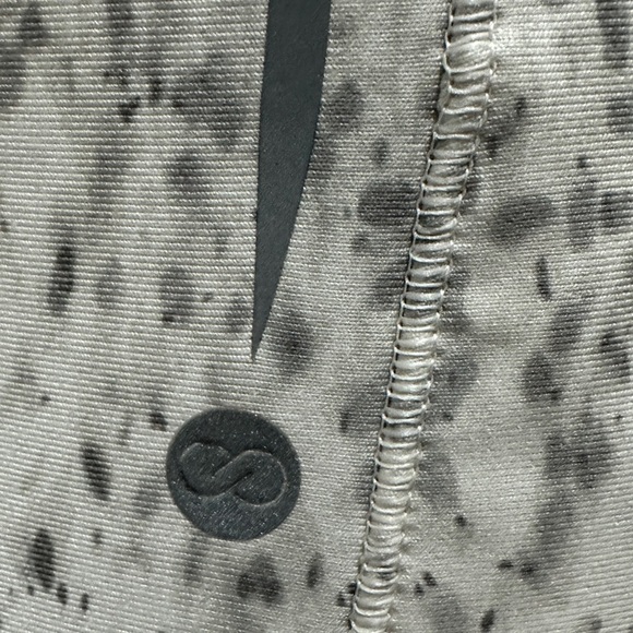 325 CALIA | NWOT Gray Snow Speckled Quarter-Zip Turtleneck Pullover (size XS) - Picture 9 of 16